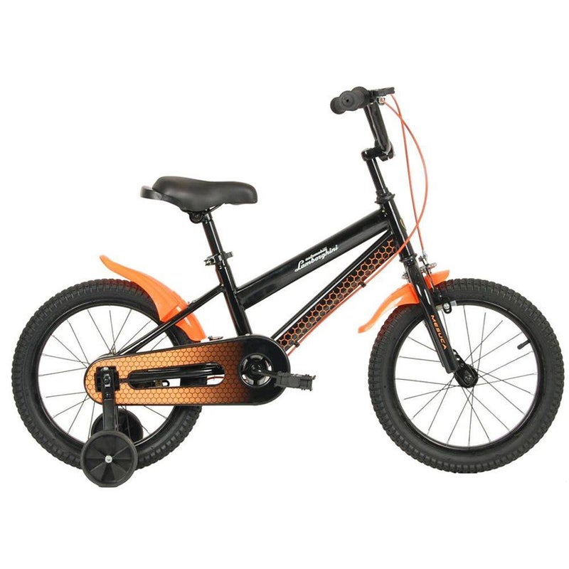 Lamborghini Adjustable Kids Bike (12 inch, Orange) - Image 1